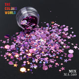 Mix Shape Mix Nail Glitter For Nail