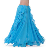 Royal Blue Belly Dance Skirts Oriental Double High