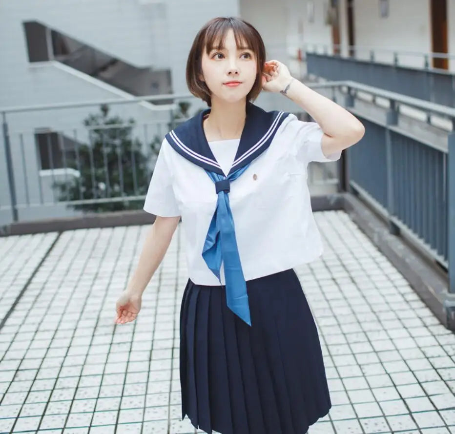 Japanese/Korean Sailor Suit Cosplay Costumes School Uniforms Cute