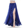 Royal Blue Belly Dance Skirts Oriental Double High