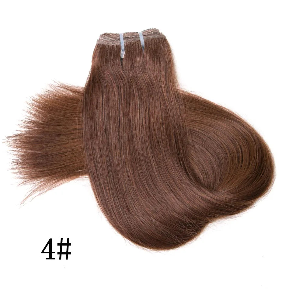 Straight Blonde Human Hair Weave Brazilian Remy Human