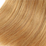 Sleek Honey Blonde Color Mink Brazilian Natural Remy