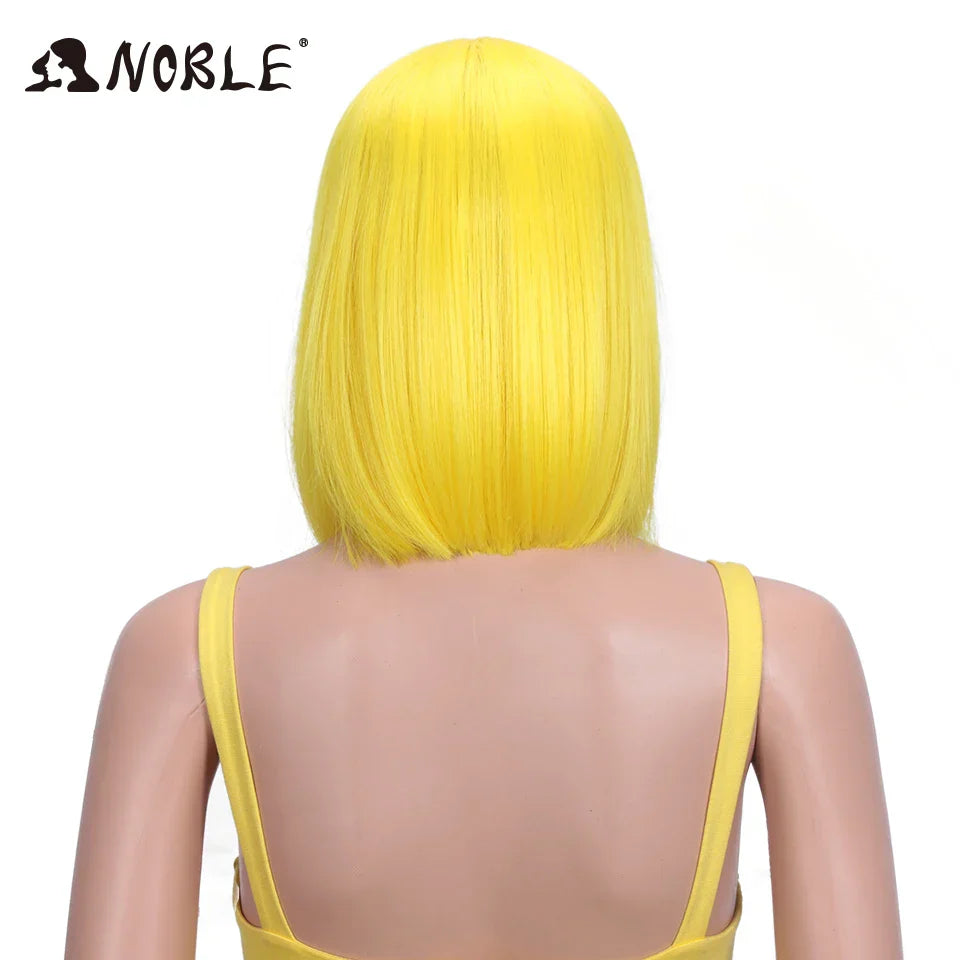 Noble Cosplay Synthetic Lace Wig Cosplay Wig Short