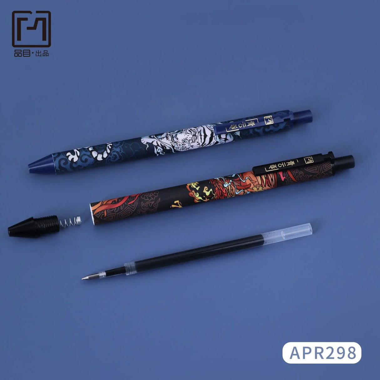 Cool Chinese Dragon Pattern Gel Pen Black