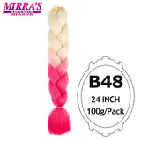 24inch Ombre Hair For Braids 5Pcs Box