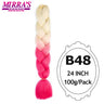 24inch Ombre Hair For Braids 5Pcs Box