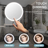 Wall Mounted Bathroom Mirror Adjustable Led Makeup Mirror