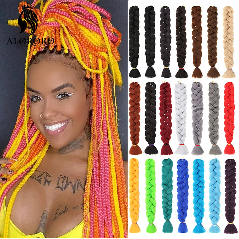 G Jumbo Braiding Hair Long Synthetic Crochet Hair