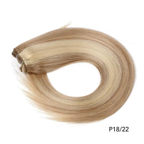 Straight Blonde Human Hair Weave Brazilian Remy Human