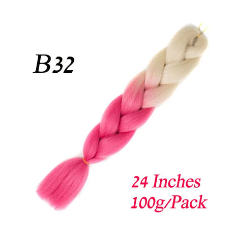 Synthetic Jumbo Braiding Hair Extension " Heat Resistant