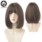 Jhh Wigs Black Short Bob Wig For Girl