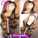 Celie Glueless Highlight Wig Human Hair Body Wave