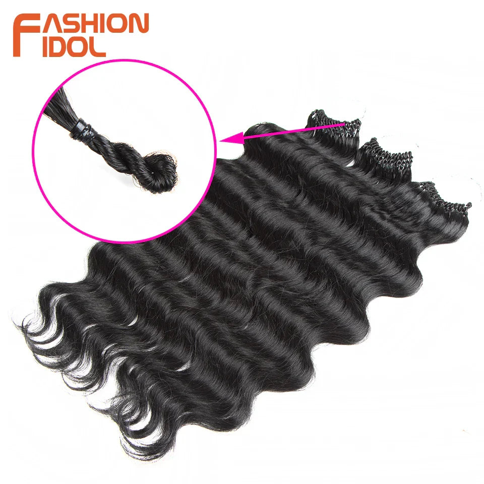 Fashion Idol Body Wave Crochet Hair Synthetic Goddess