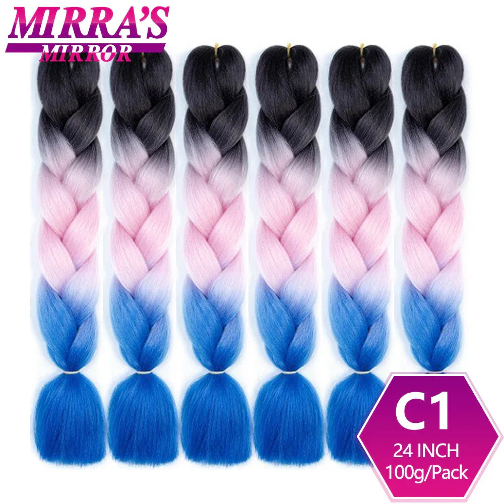 Bundles Jumbo Braiding Hair Extensions Synthetic Hair Braids