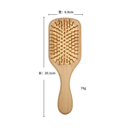 Hair Brush Women Massage Bamboo Combs Anti-Static High