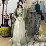 Hanfu Women Chinese Traditional Cosplay Costume Ancient Song