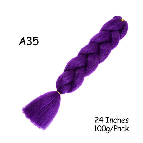 Mirra’s Mirror 24inch Synthetic Braiding Hair Extensions 10pcs Wholesale Colorful Braids Hair Jumbo Braid Hair Black Brown