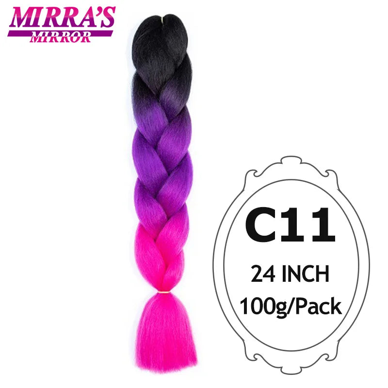 24inch Ombre Hair For Braids 5Pcs Box