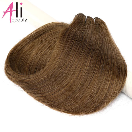 Straight Blonde Human Hair Weave Brazilian Remy Human