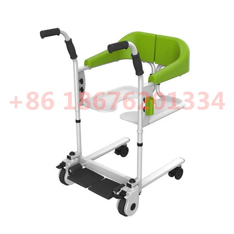 Nursing Solid Steel Column Patient Transfer Lift Wheelchair