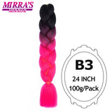 24inch Ombre Hair For Braids 5Pcs Box