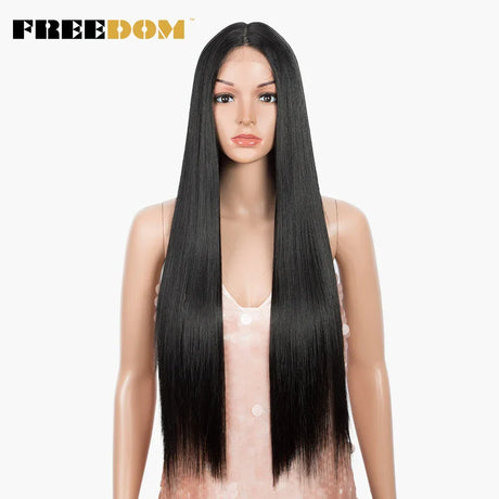 Freedom Synthetic Lace Front Wig Long Straight Wigs