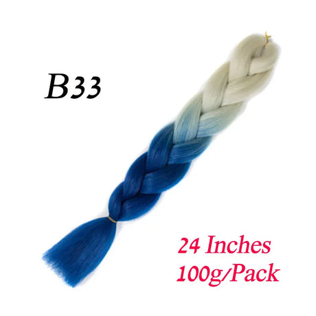 Synthetic Jumbo Braiding Hair Extension " Heat Resistant