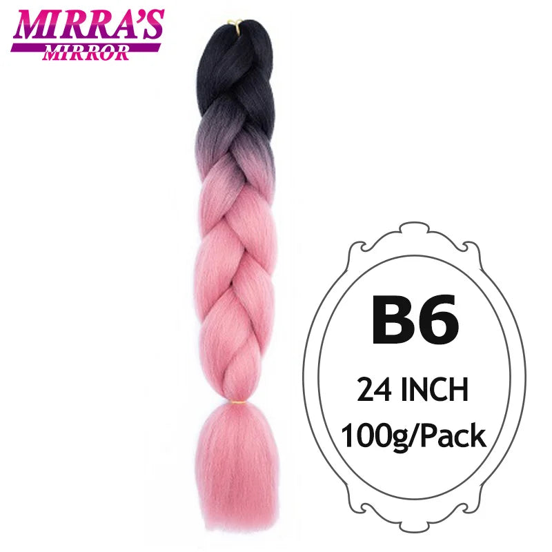 24inch Ombre Hair For Braids 5Pcs Box