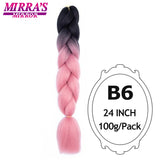 24inch Ombre Hair For Braids 5Pcs Box