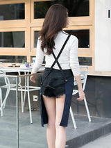 New Fashion Canvas Kitchen Aprons For Woman Men