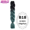 24inch Ombre Hair For Braids 5Pcs Box