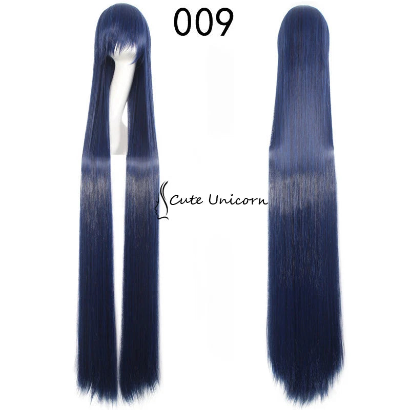 Wig Anime Cosplay Lolita Long Hair Lavender Blue