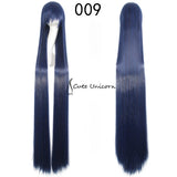 Wig Anime Cosplay Lolita Long Hair Lavender Blue