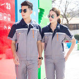 Summer Work Clothing Men Working Coveralls Reflective Tape