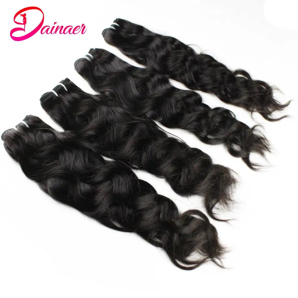 Brazilian Hair Weave Bundles Natural Wave Hair