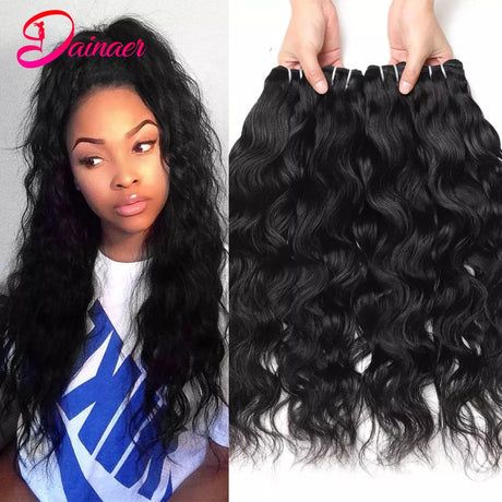 Brazilian Hair Weave Bundles Natural Wave Hair