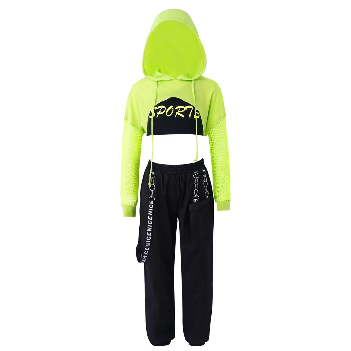 Kids Girls Jazz Hip Hop Dance Costume Street