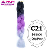 24inch Ombre Hair For Braids 5Pcs Box