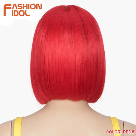 Fashion Idol Bob Wigs Straight Hair Lace Wigs