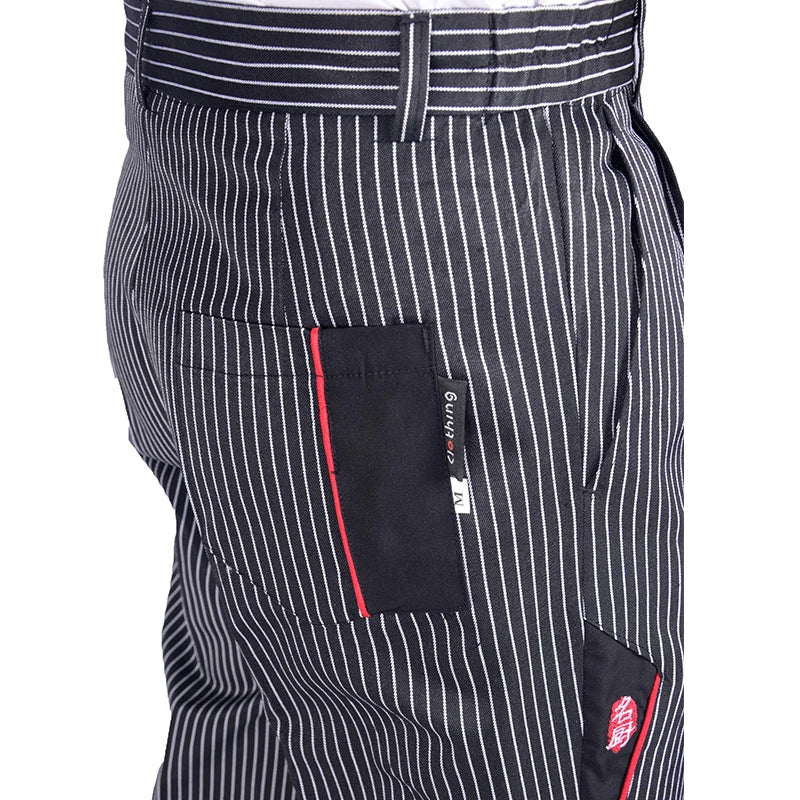 Men' Loose Chef Trousers Food Service Work Wear
