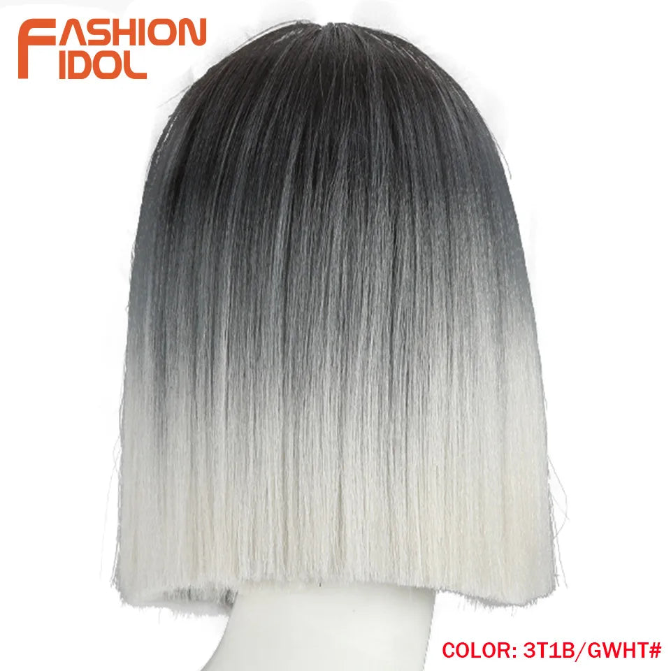 Fashion Idol Bob Wigs Straight Hair Lace Wigs