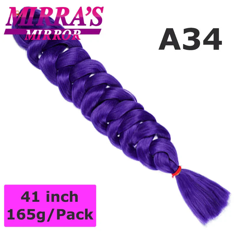 Mirra'S Mirror Packs Long Braiding Hair Jumbo Braid