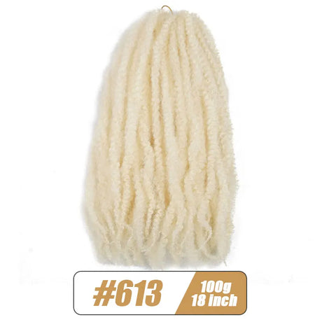 Synthetic Afro Kinky Marley Braids Hair Soft Jumbo