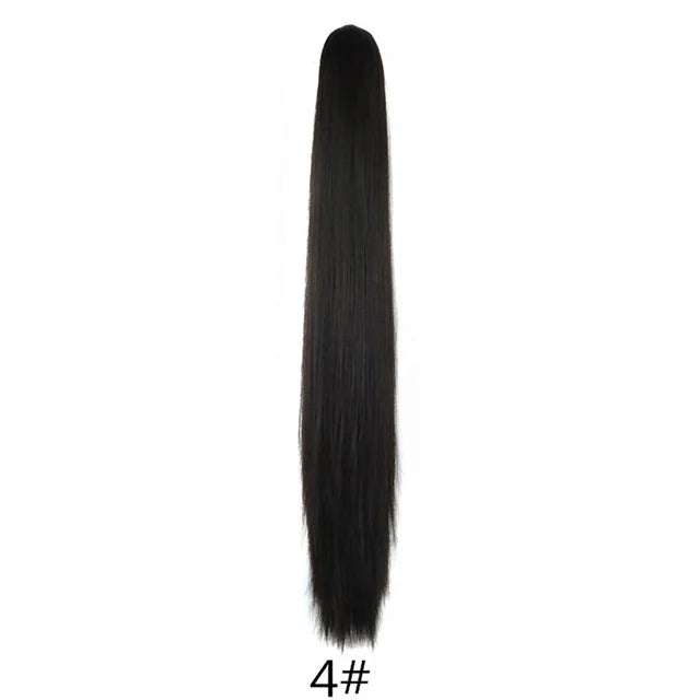 Claw Clip On Ponytail Hair Extension Synthetic Ponytail