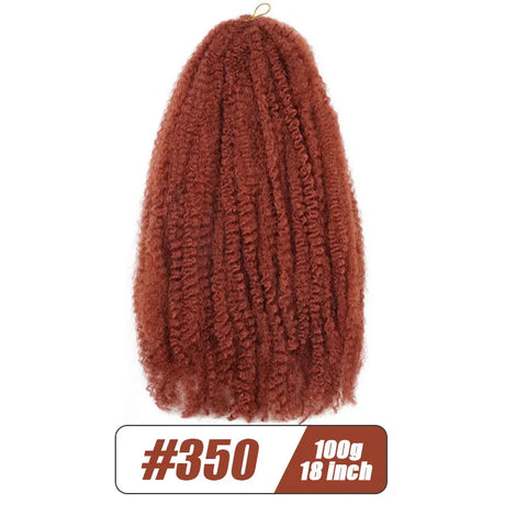 Synthetic Afro Kinky Marley Braids Hair Soft Jumbo