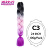 24inch Ombre Hair For Braids 5Pcs Box