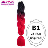 24inch Ombre Hair For Braids 5Pcs Box