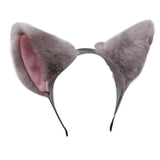 Women Anime Furry Animal Kitty Cat Ears Headband