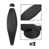 Alororo Ombre Pre Stretched Braiding Hair Synthetic Hair