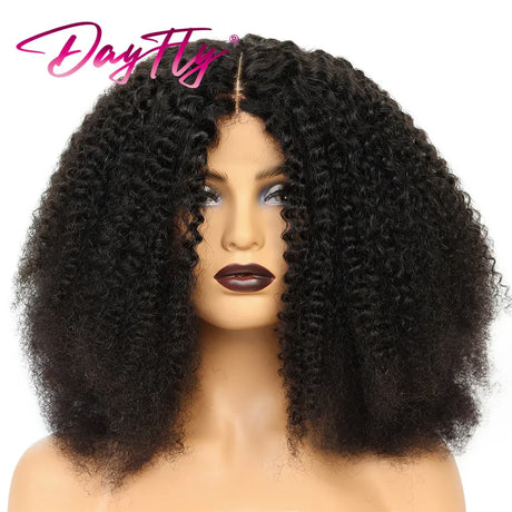 Afro Kinky Curly Wig Human Hair Mongolian Curly